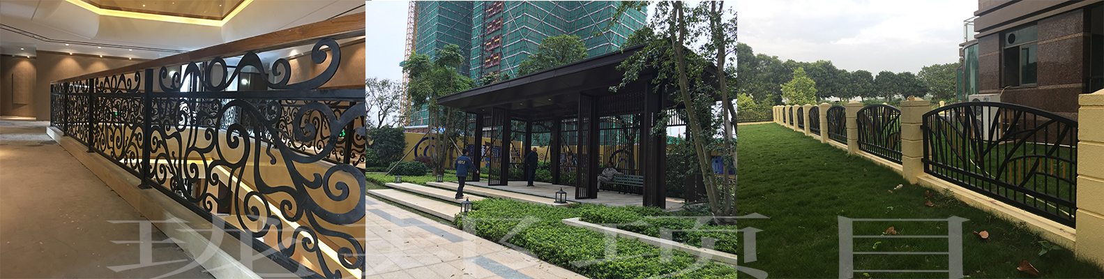 Iron art pavilion